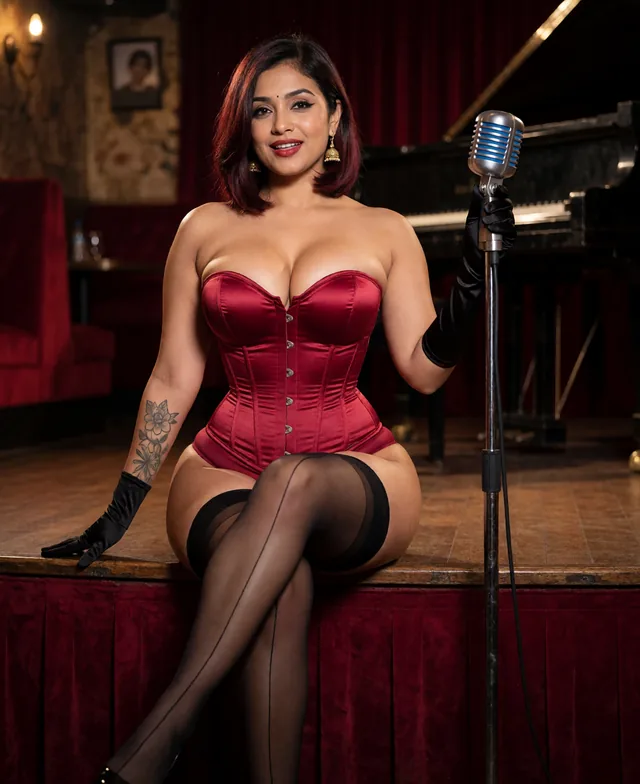 Debjani, 34, in lingerie